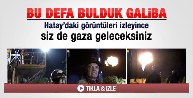 Hatay'da doğalgaz bulundu