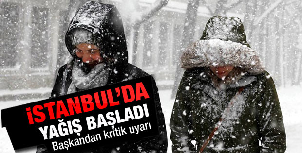 Kadir Topbaş'tan İstanbullulara kar uyarısı