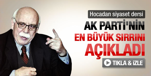 Nabi Avcı'ya göre AK Parti'nin başarısının sırrı