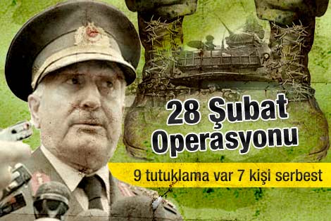 Emekli askerlere tutuklama talebi