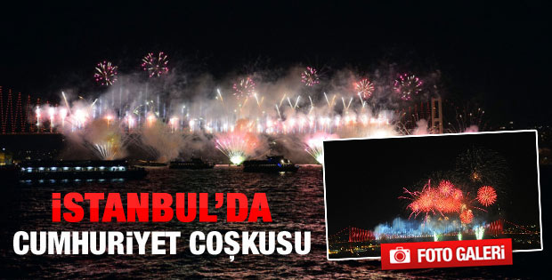 İstanbul'da Cumhuriyet coşkusu - Video