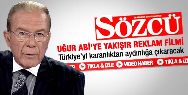 Ve Sözcü Uğur Dündar'ı anons etti