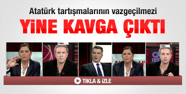 10 Kasım tartışmasında kavga çıktı - izle
