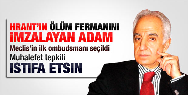 Hrant Dink'in kardeşi ombudsman seçimine isyan etti