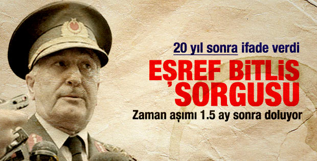 Çevik Bir'e Eşref Bitlis sorgusu