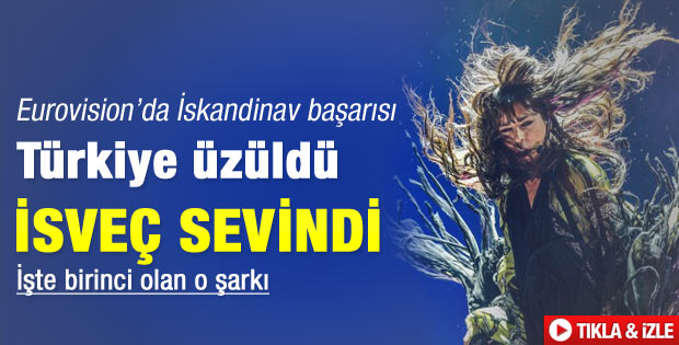 Eurovision'da Türkiye üzüldü İsveç rekor kırdı