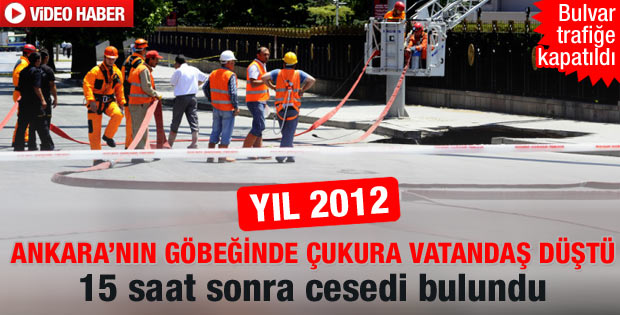 Ankara'da metro inşaatında göçük