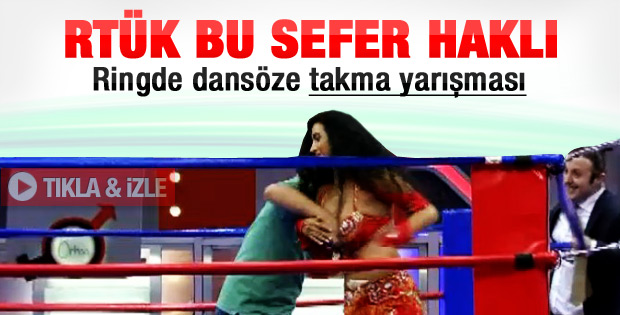 Dansözlü yarışmaya RTÜK'ten rekor ceza