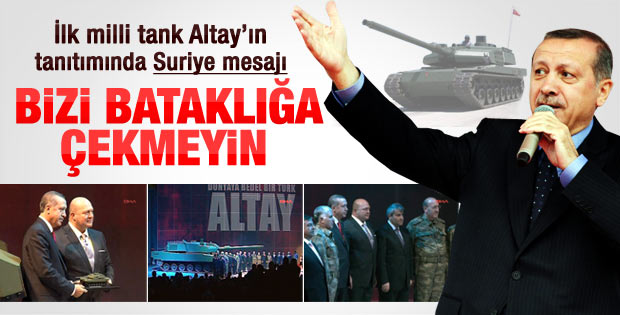 Erdoğan Altay tankının tanıtımında konuştu