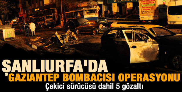 Gaziantep'teki patlamayla ilgili 5 gözaltı