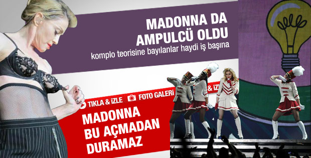 Madonna konserde göğüslerini gösterdi - Galeri