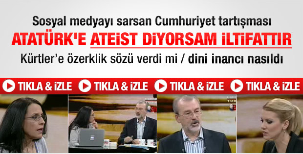 Ayşe Hür'le Cevizoğlu'nun Cumhuriyet tartışması - izle