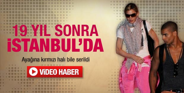 Madonna İstanbul'da - Video