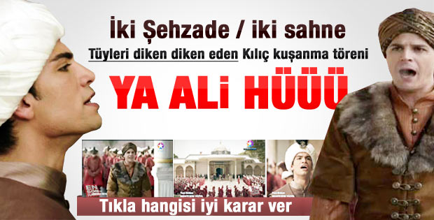 Muhteşem Yüzyıl'da Şehzade Mehmet'in kılıç kuşanma töreni