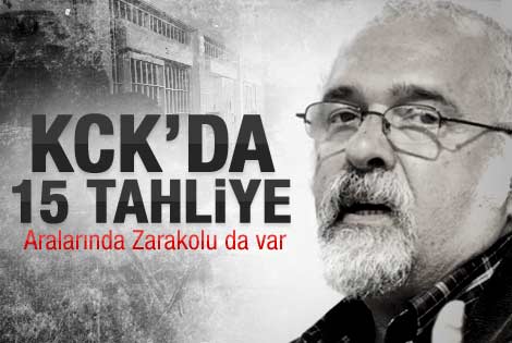 Ragıp Zarakolu dahil 15 KCK sanığına tahliye