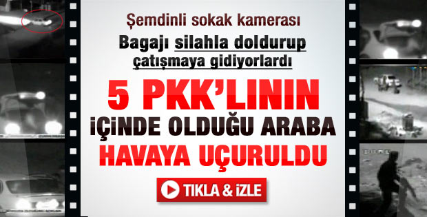 Şemdinli'nin merkezinde çatışma - Video