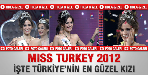 Miss Turkey 2012'nin güzeli Açelya Samyeli Danoğlu