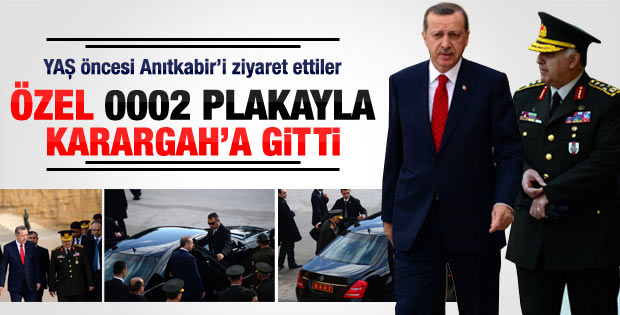 Erdoğan Necdet Özel'i makam aracına alıp karargaha gitti