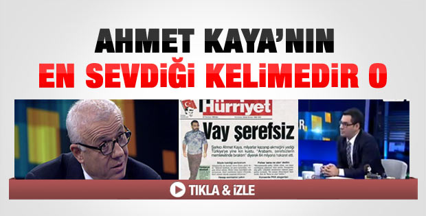 Özkök: Ahmet Kaya'ya neden şerefsiz dedim