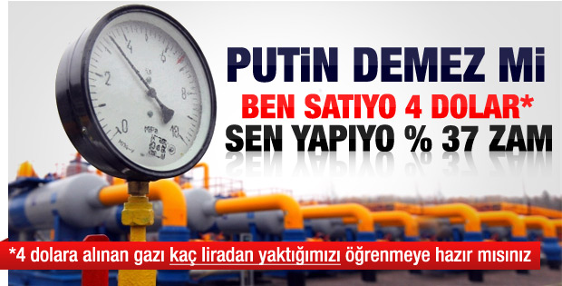 BOTAŞ doğalgaza yüzde 37 zam yaptı
