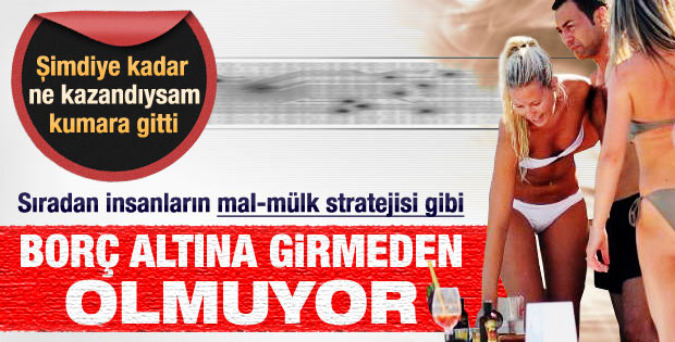 Serdar Ortaç kumar oynanamamak için kendini borça soktu