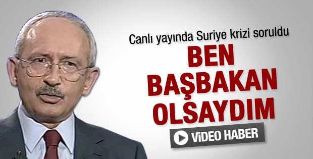 Kılıçdaroğlu Suriye ile uçak krizini yorumladı - Video