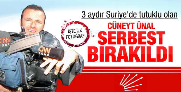 Gazeteci Cüneyt Ünal Suriye'de serbest bırakıldı