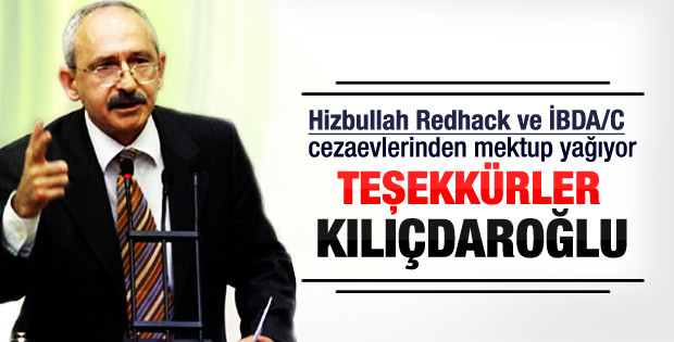 Mahkumlardan CHP'ye teşekkür