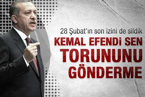 Başbakan Erdoğan 4+4+4 yemeğinde konuştu
