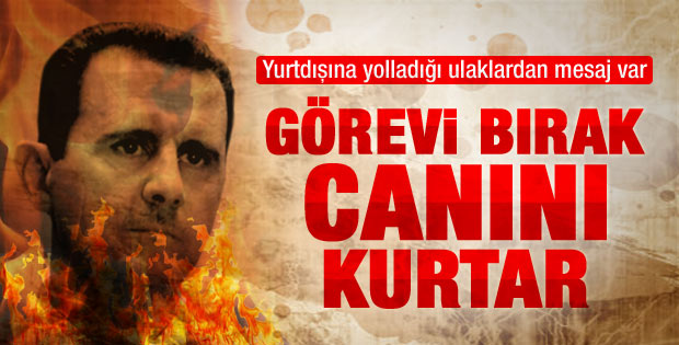 Esad'ın ulakları: Başkan kaç canını kurtar