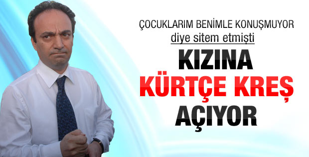 Osman Baydemir kızına Kürtçe kreş açıyor