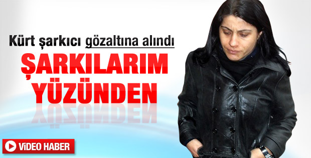 Sanatçı Rojda gözaltına alındı