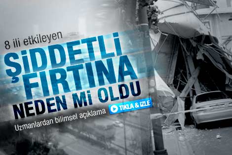 Bugünkü fırtınanın nedeni ne
