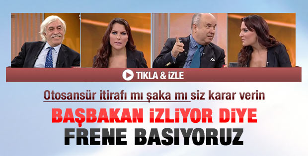 Çandar: Başbakan izliyor diye frene basıyoruz - Video