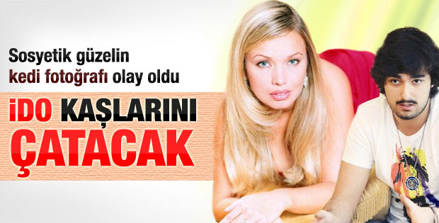 İdo'nun kedisi Twitter'a salladı
