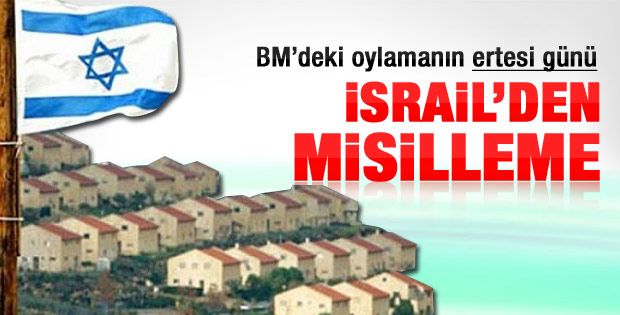 BM'deki Filistin oylamasına İsrail'den misilleme