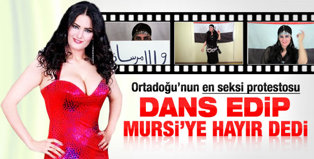 Mısır'ın muhalif dansözü Mursi'ye tepkili