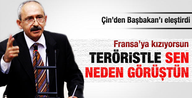 Kılıçdaroğlu: Başbakan'ın Fransa'ya kızması komedi