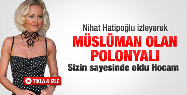 Oyuncu Tatsyana'dan Nihat Hatipoğlu'na teşekkür