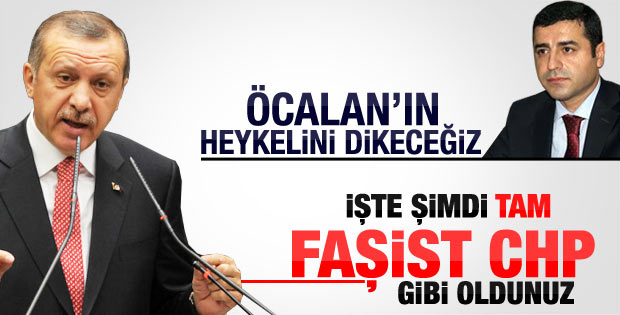 Başbakan Erdoğan'dan Demirtaş'a heykel yanıtı