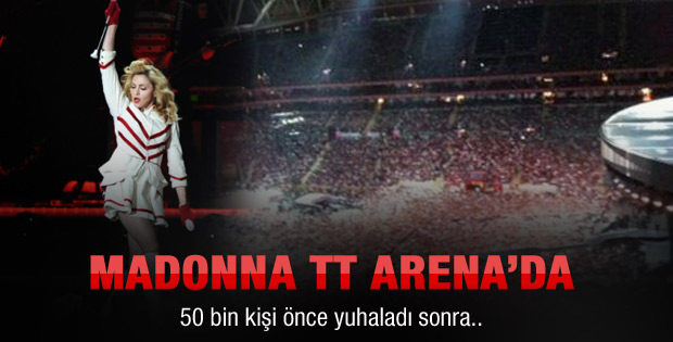 Madonna'yı yuhaladılar