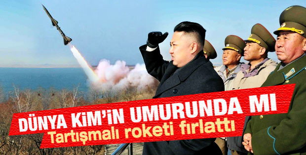 Kuzey Kore tartışmalı roketi fırlattı