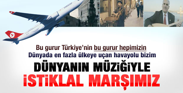 İstiklal Marşı'na THY yorumu-Video