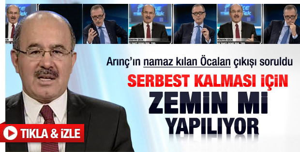 Hüseyin Çelik'e Öcalan sorusu - Video