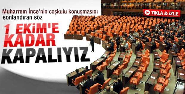 CHP TBMM'de çoğunluğu sağlayamadı