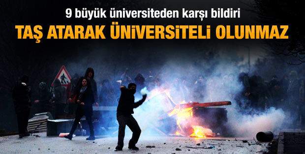 9 üniversiteden ODTÜ'ye tepki mesajı