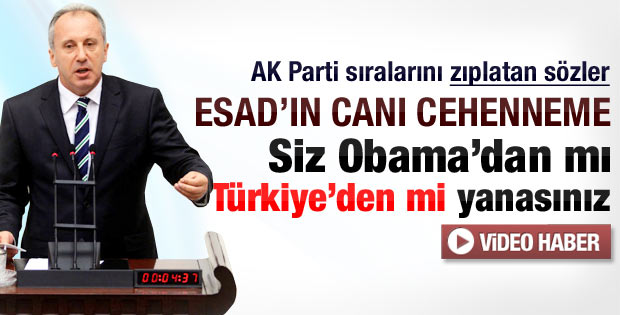 CHP'li Muharrem İnce'nin tezkere konuşması