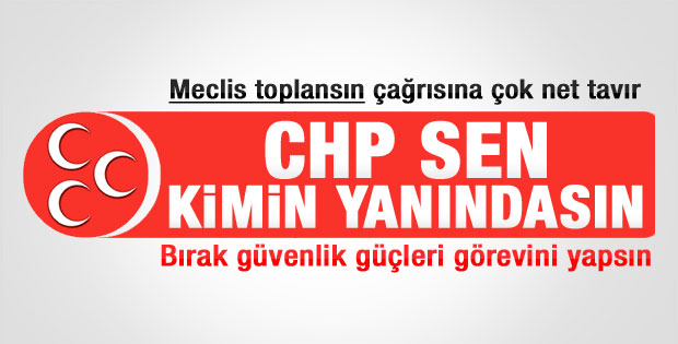 MHP'li Oktay Vural'dan CHP'ye tepki
