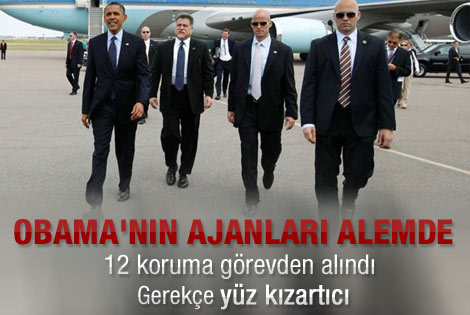 Obama'nın korumaları apar topar görevden alındı