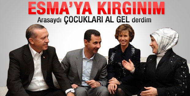 Emine Erdoğan Esma Esad'a kırgın